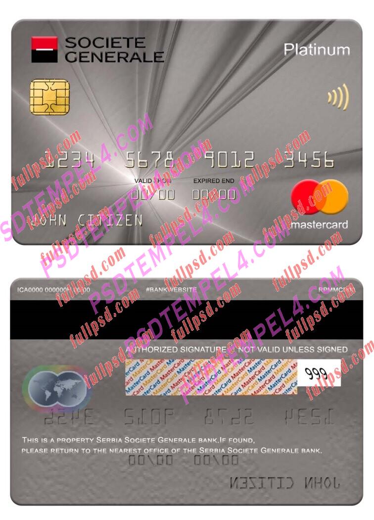 Serbia The Banca Intesa a.d. Beograd Mastercard PSD