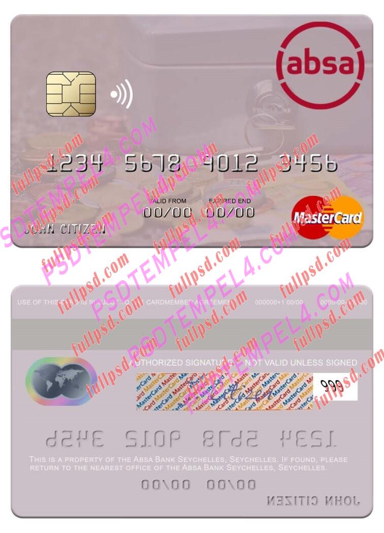 Seychelles Bank of Baroda Mastercard PSD