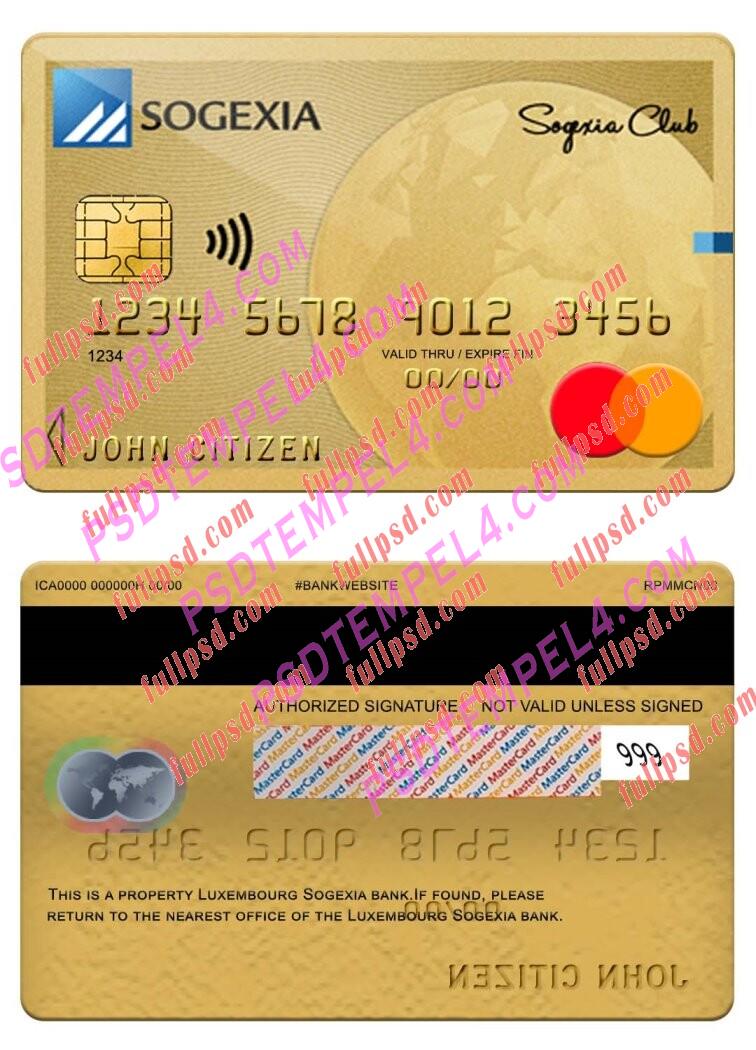 Luxembourg Sogexia bank Mastercard PSD