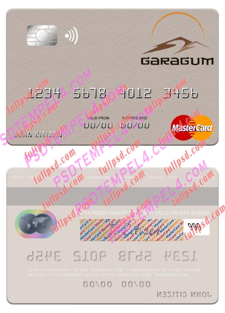 Turkmenistan Garagum IJSB Mastercard PSD