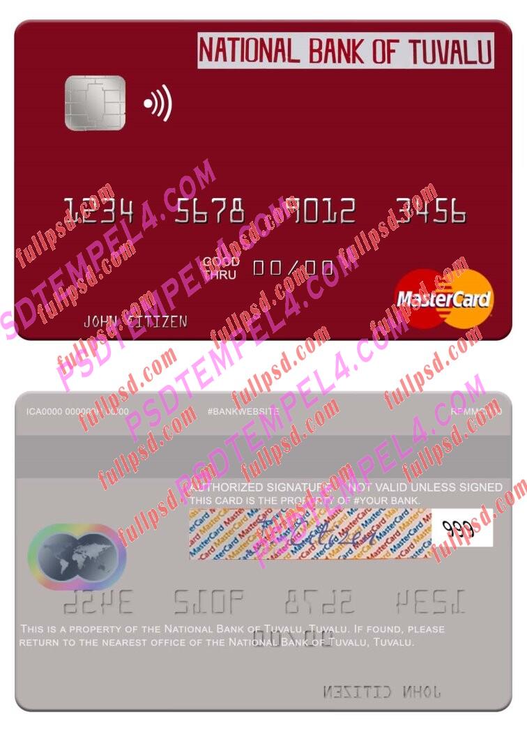 Tuvalu National Bank of Tuvalu Mastercard PSD