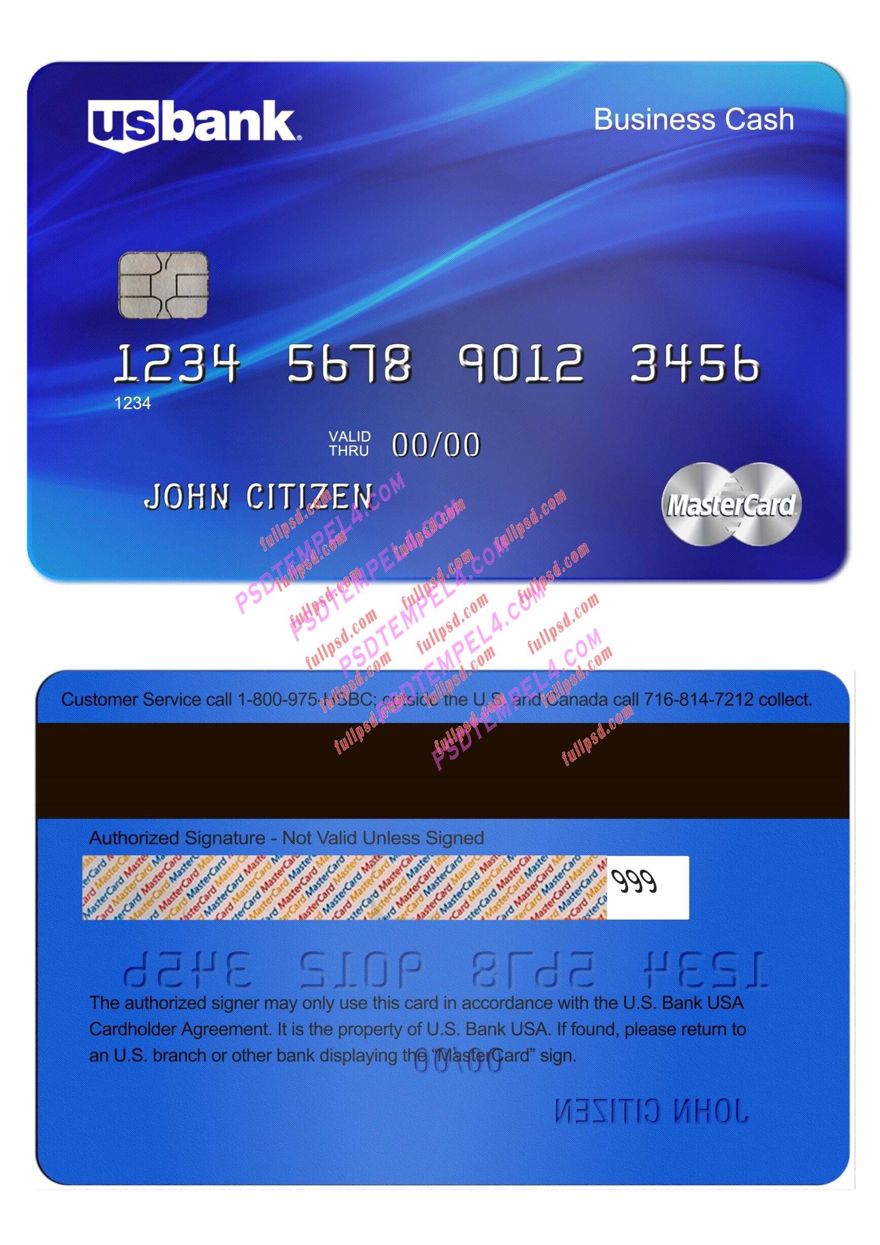 USA U.S. Bank Mastercard V2 PSD