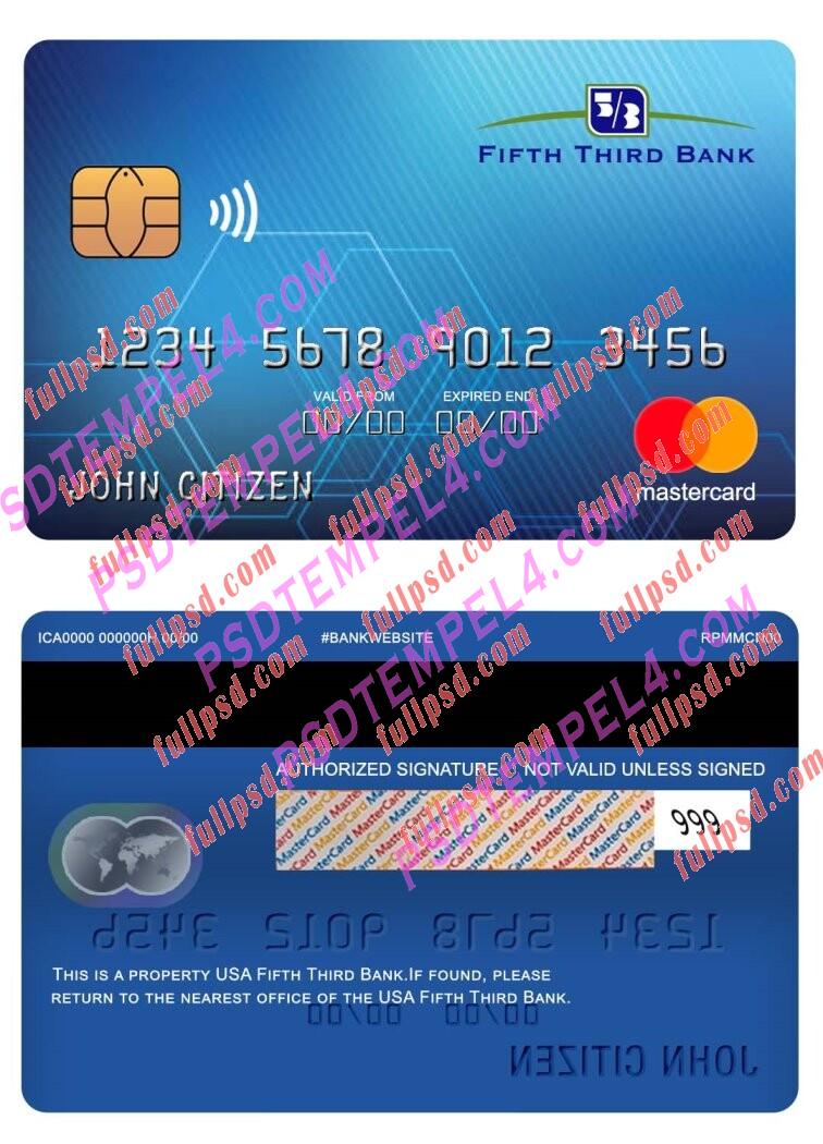 USA Fifth Third Bank Mastercard PSD