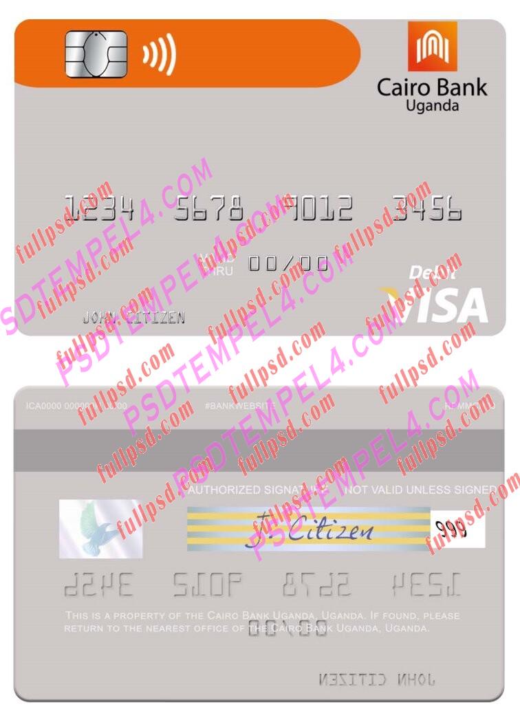 Uganda Cairo Bank Uganda visa debit card PSD