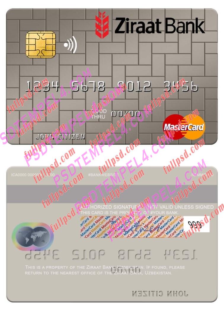 Uzbekistan Ziraat Bank Mastercard PSD