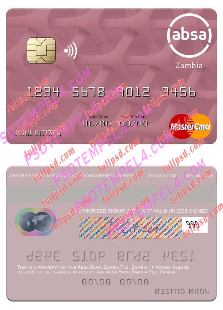 Zambia Absa Bank Zambia Plc Mastercard PSD