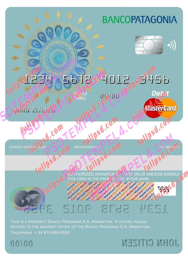 argentina banco patagonia s.a bank Mastercard PSD