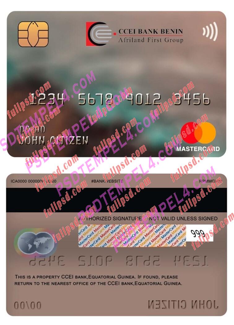 equatorial guinea CCEI bank Mastercard PSD