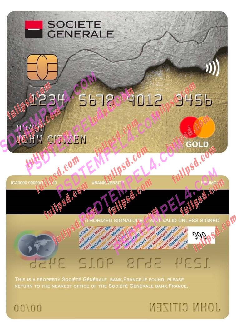 france societe generale bank Mastercard PSD