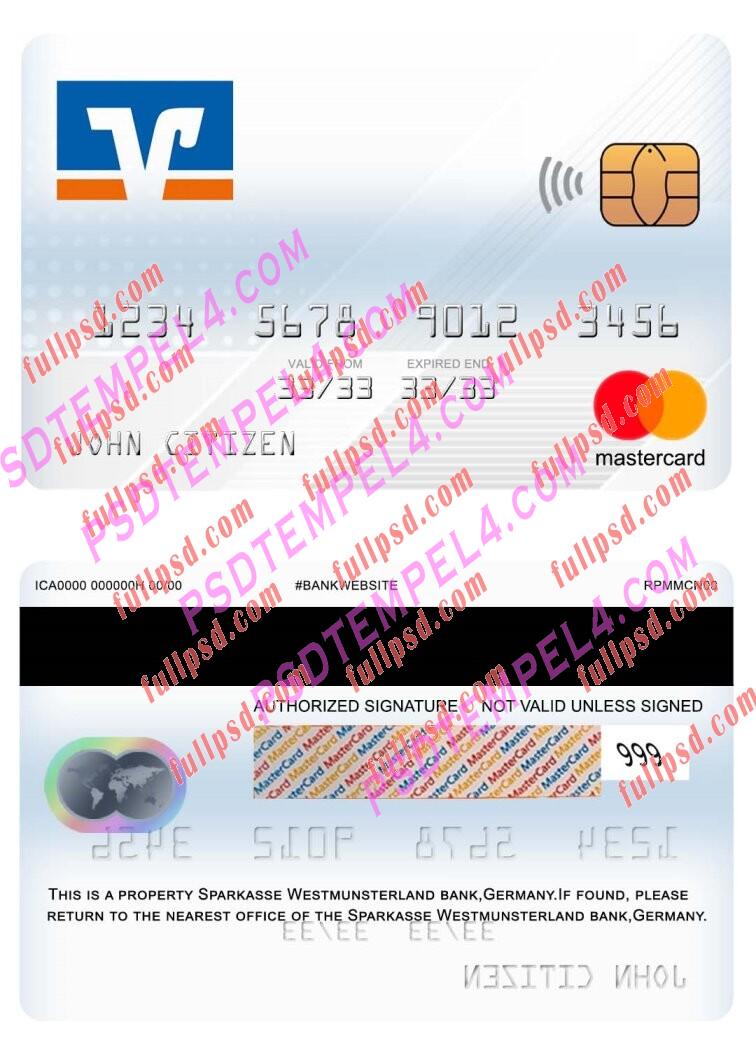 germany volksbank Mastercard PSD