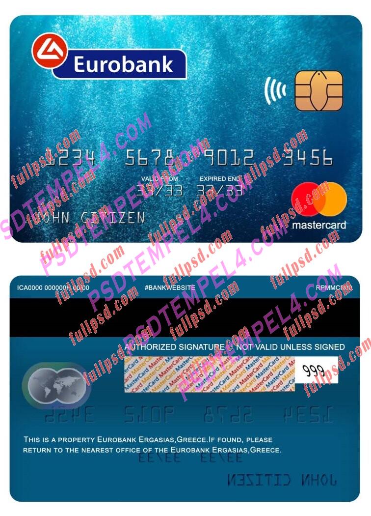 greece eurobank ergasias Mastercard PSD